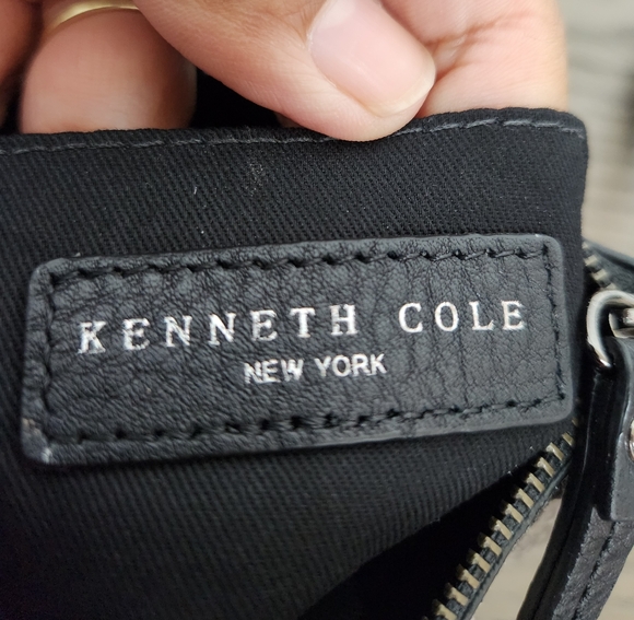 Kenneth Cole New York Snake Print Crossbody Bag Brown Black Small Club Goingout - Picture 3 of 6